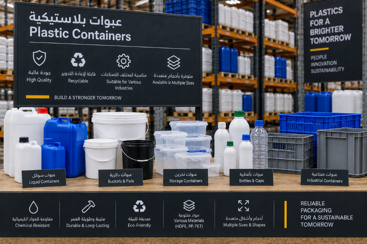 صورة عبوات بلاستيكية